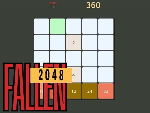 Fallen 2048 Puzzle Game