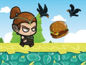 Burger Elf Jump Arcade