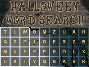 Halloween Word Search Puzzle