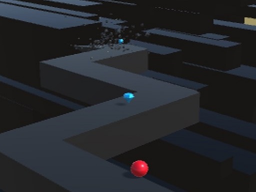Roll Ball ZigZag Arcade Game