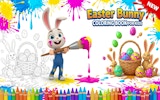 Spring Bunny Coloring Fun