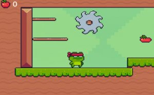 Green Ninja Apple Collector