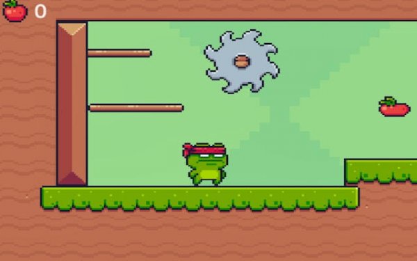 Green Ninja Apple Collector