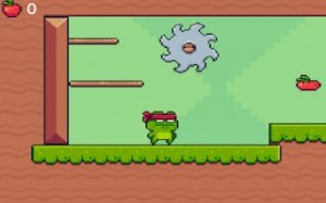 Green Apple Collector Platformer