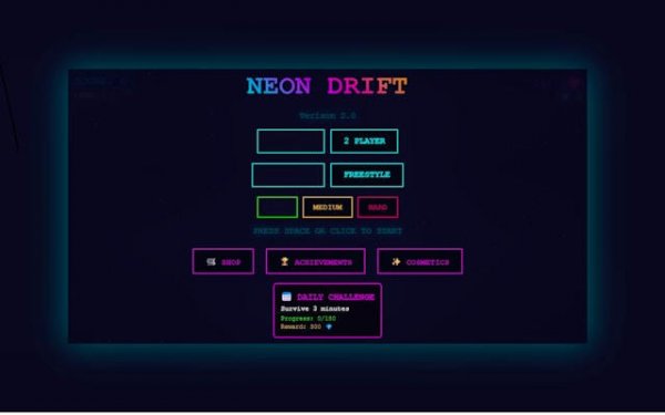 Neon Drift: Cyber Arcade Fighter