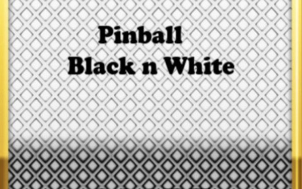 Pinball Black N White Arcade